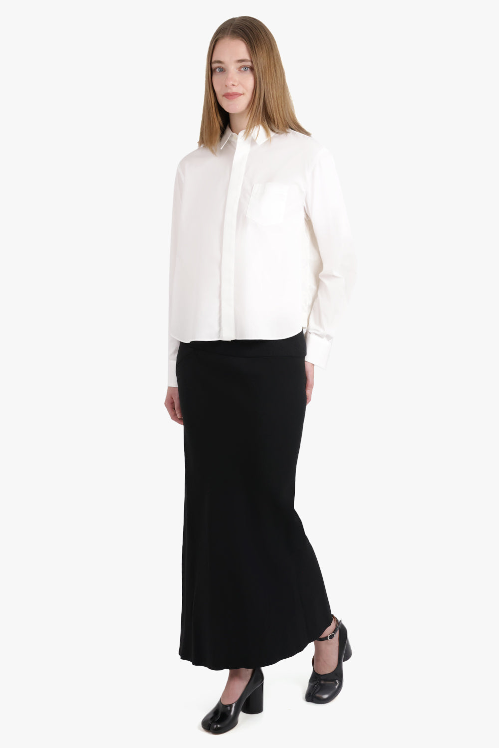 RICK OWENS RTW Gonna Bias Midi Skirt | Black