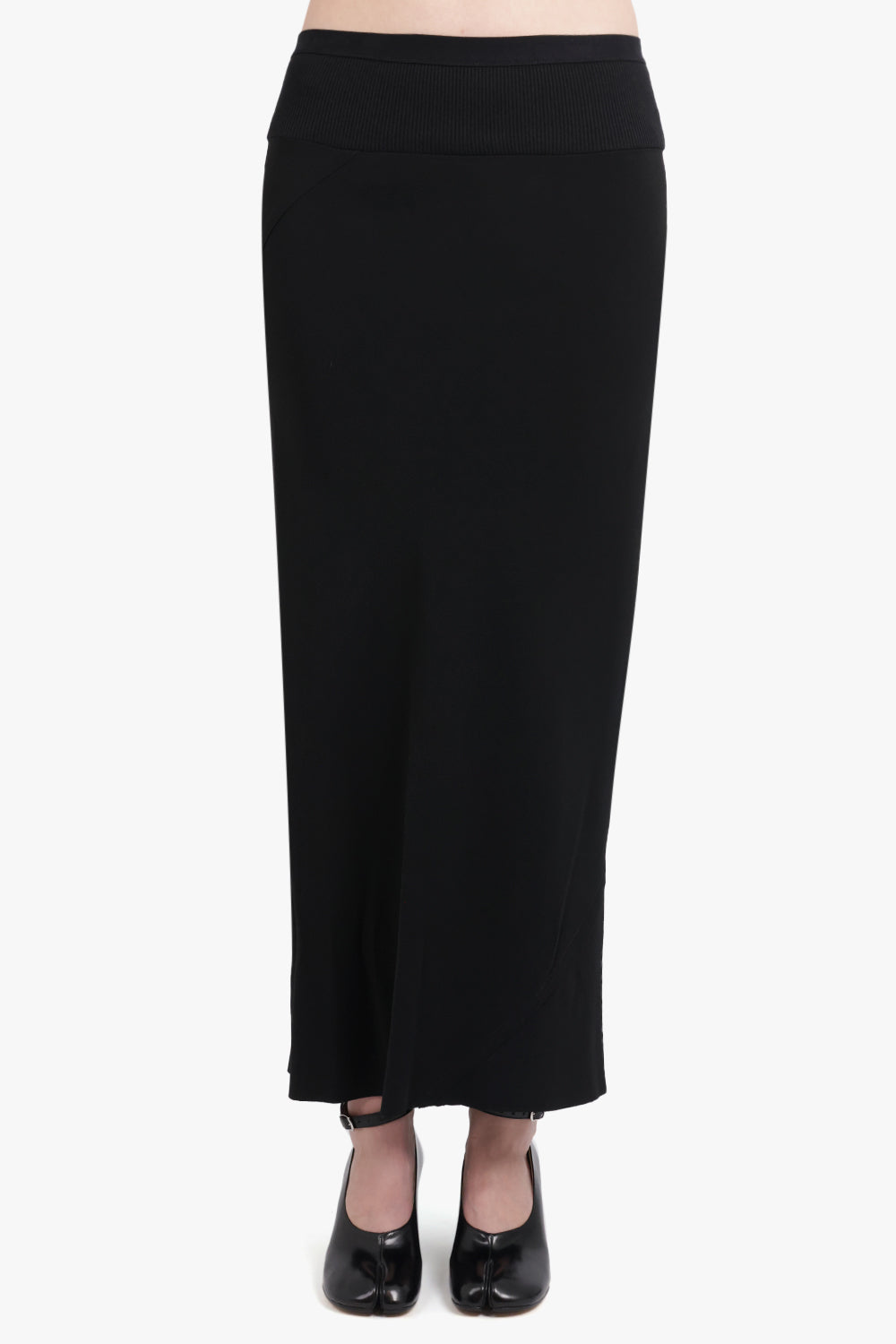 RICK OWENS RTW Gonna Bias Midi Skirt | Black