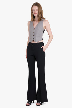 NINA RICCI RTW New Bootcut Cady Pants | Black