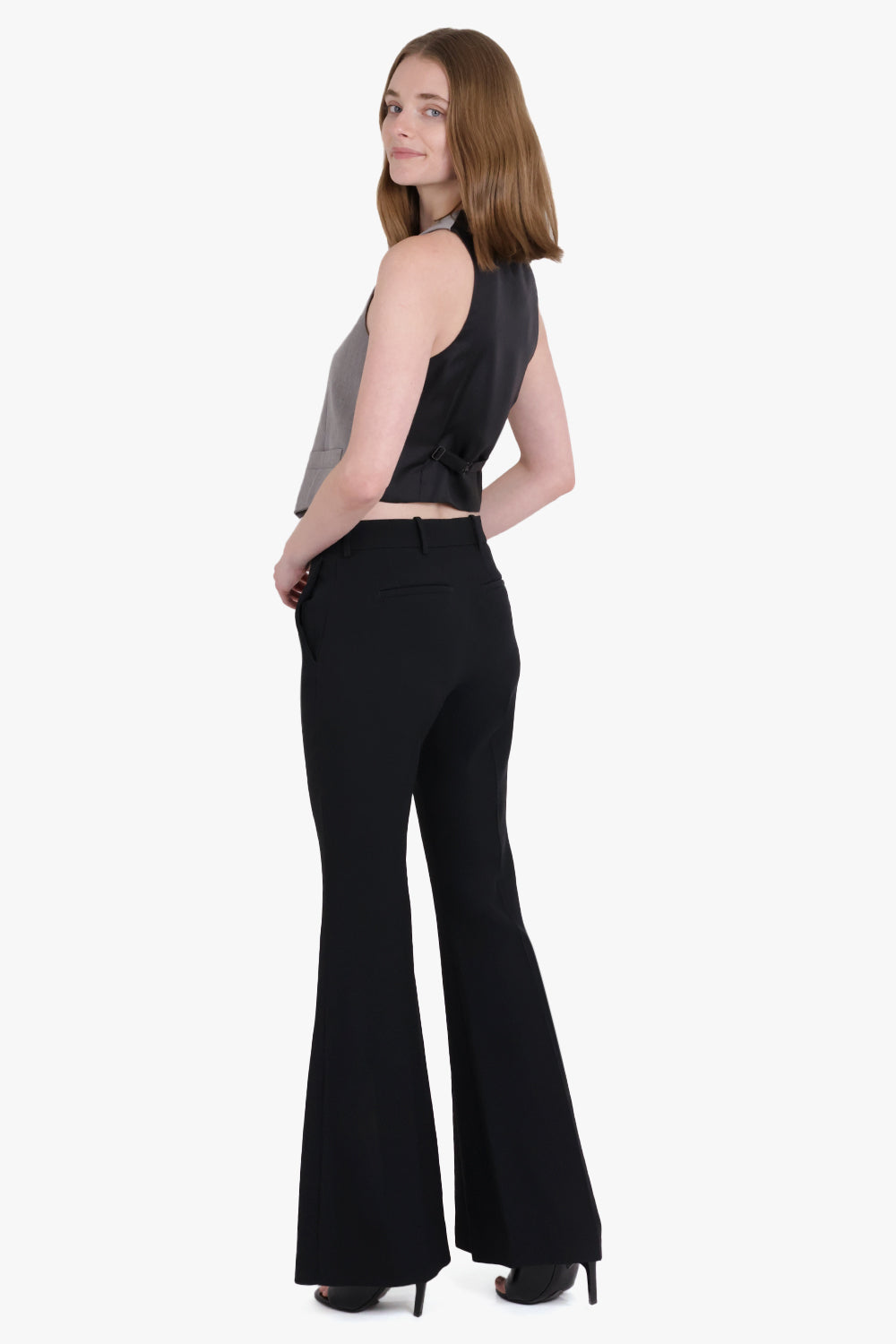 NINA RICCI RTW New Bootcut Cady Pants | Black