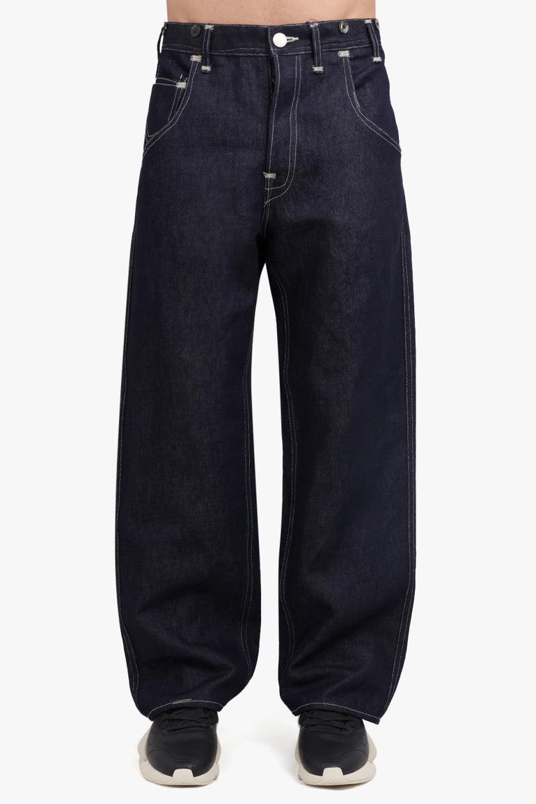 JUNYA WATANABE RTW X Levi's Straight Leg Denim Pant with Contrast Stitching | Indigo