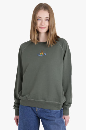 VIVIENNE WESTWOOD RTW RAGLAN SWEATSHIRT | Green