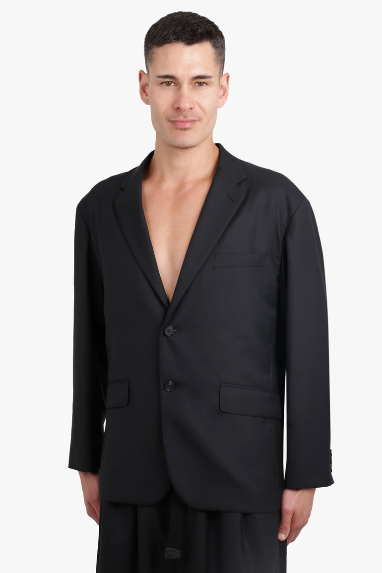 COMME DES GARCONS HOMME RTW Single Breasted Blazer Jacket | Black