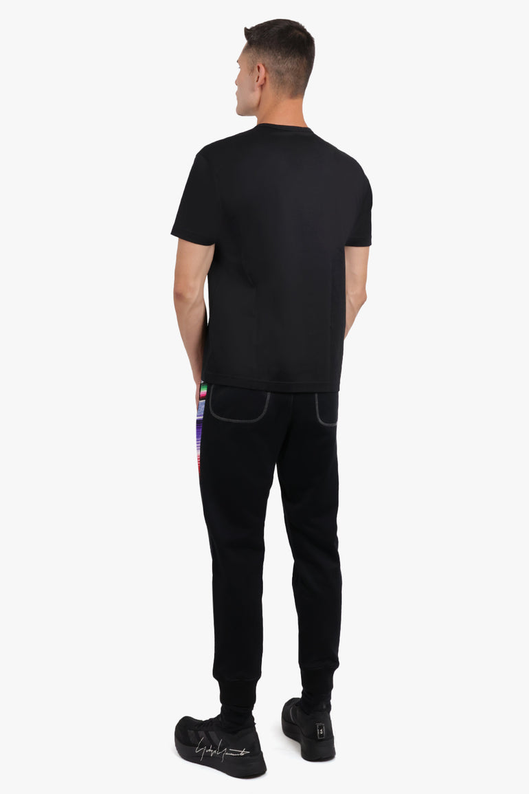 JUNYA WATANABE RTW RELAXED JEANS WITH PATTERN PANELS | BLACK