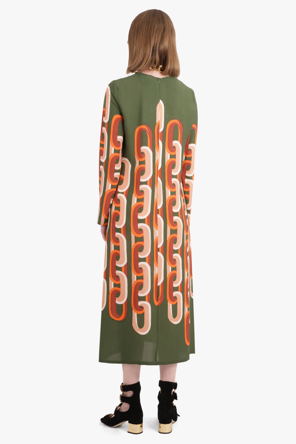 LA DOUBLEJ RTW Swing Print L/S Maxi Dress | Prometheus Placée