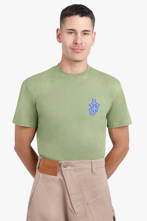 JW ANDERSON RTW Anchor Patch S/S T-shirt | Dark Green