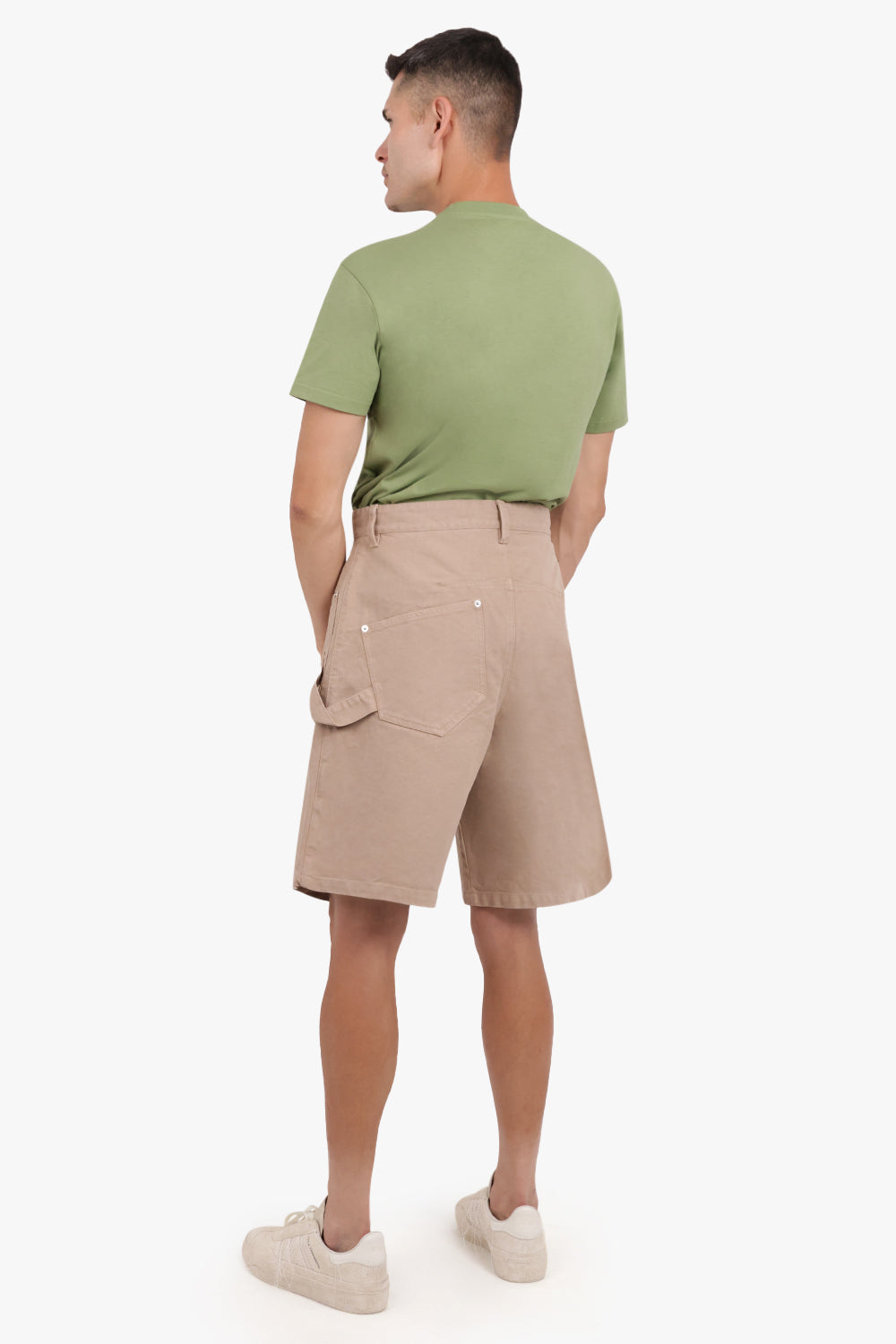 JW ANDERSON RTW Twist Front Workwear Short | Caramel