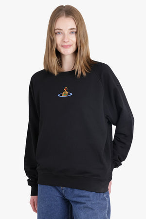 VIVIENNE WESTWOOD RTW RAGLAN SWEATSHIRT | Black