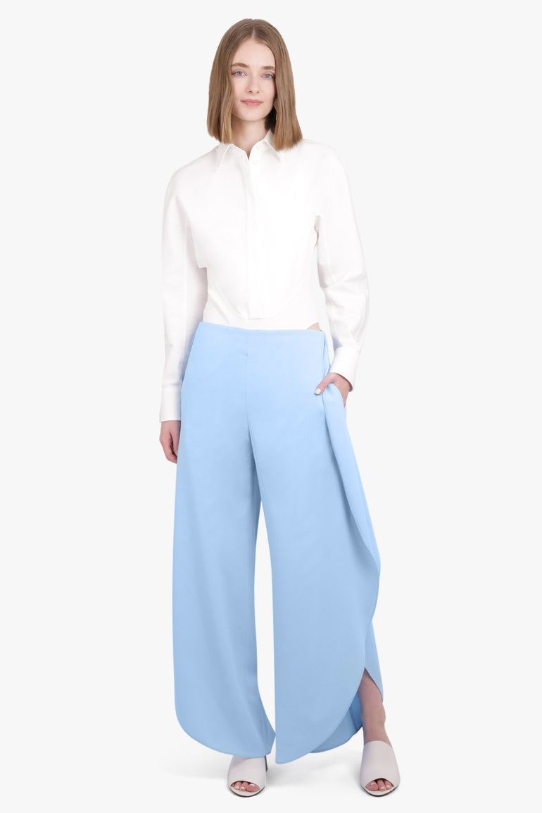 ALAIA RTW Round Fit Pant | Light Blue