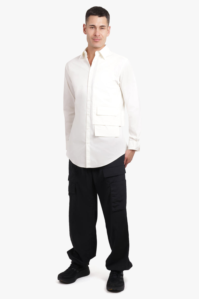 Y-3 RTW Relaxed Button Down Shirt | Off White