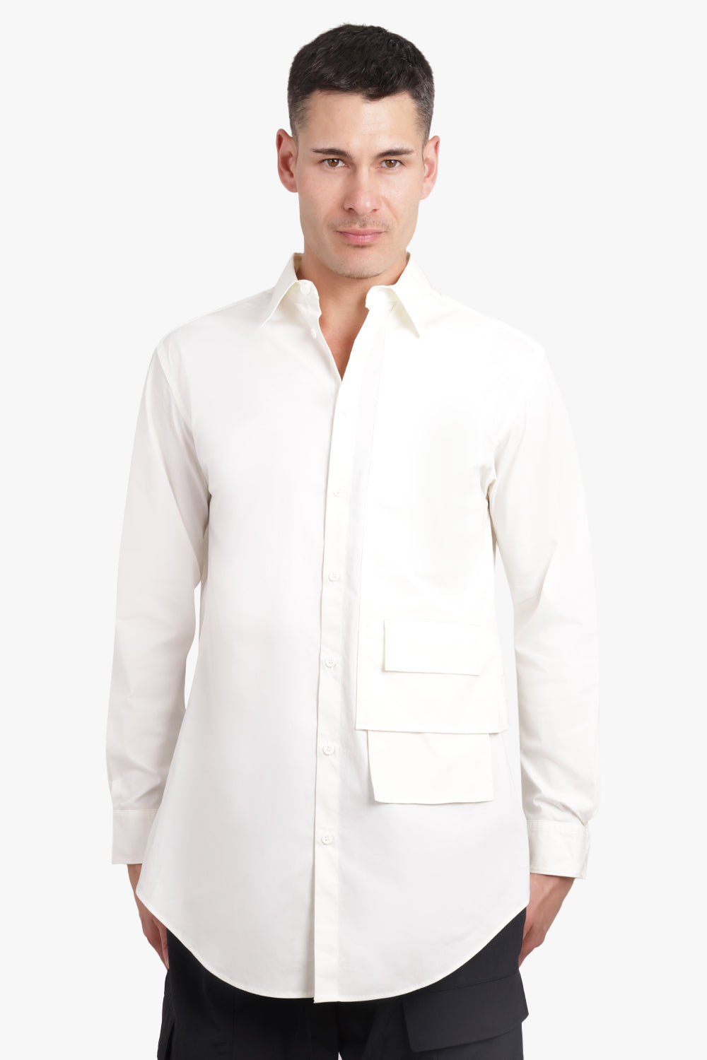 Y-3 RTW Relaxed Button Down Shirt | Off White