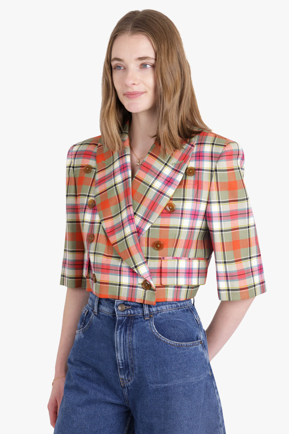 VIVIENNE WESTWOOD RTW CUT OFF JACKET | Multi