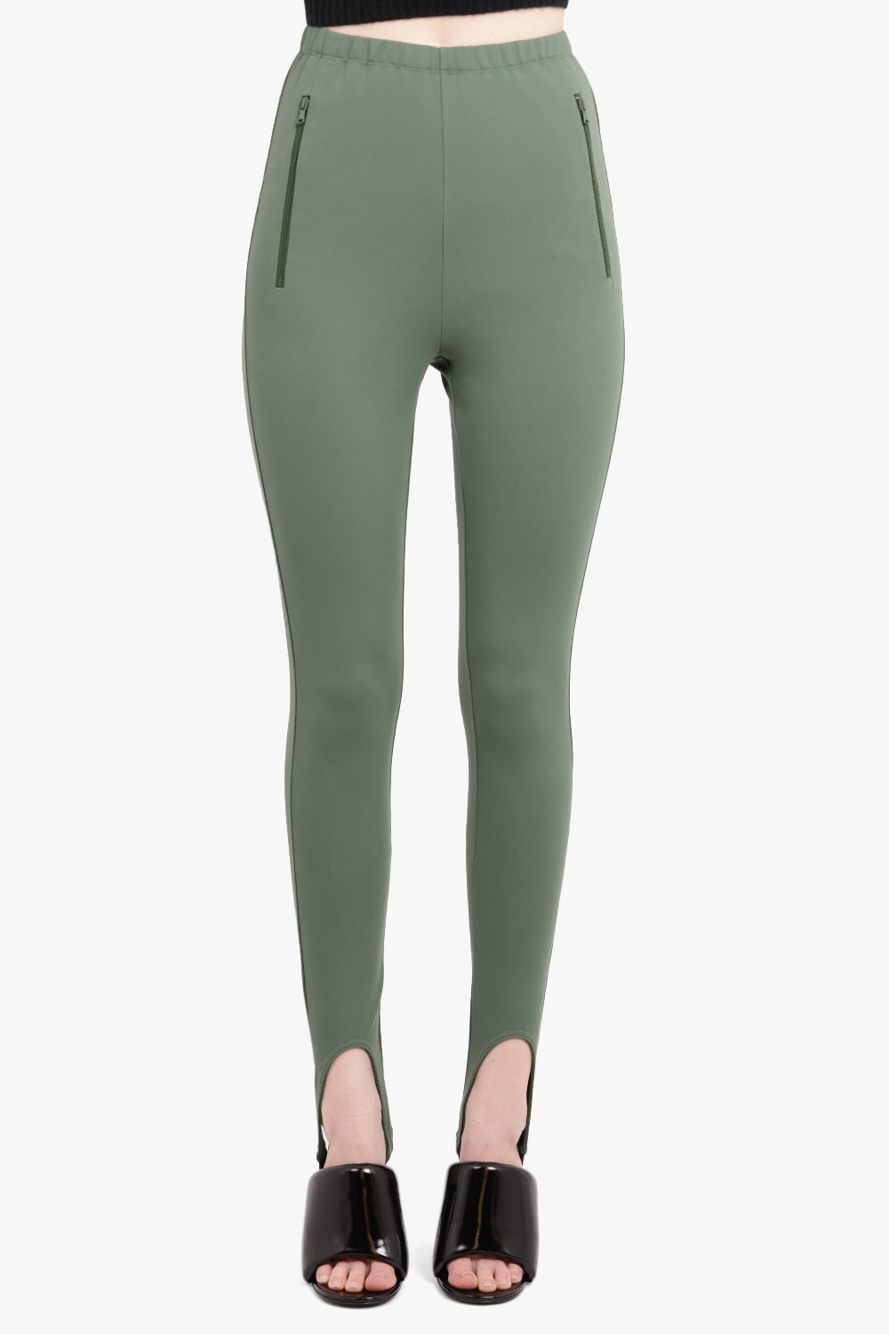 WARDROBE NYC RTW STIRRUP LEGGING | GREEN