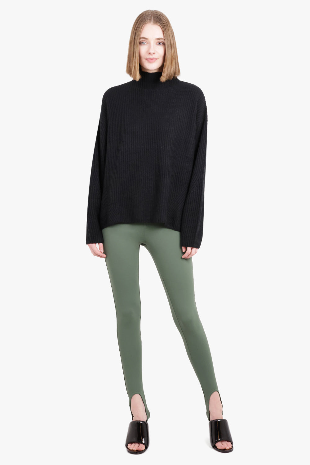 WARDROBE NYC RTW STIRRUP LEGGING | GREEN