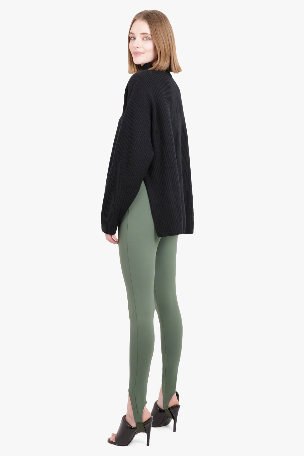 WARDROBE NYC RTW STIRRUP LEGGING | GREEN