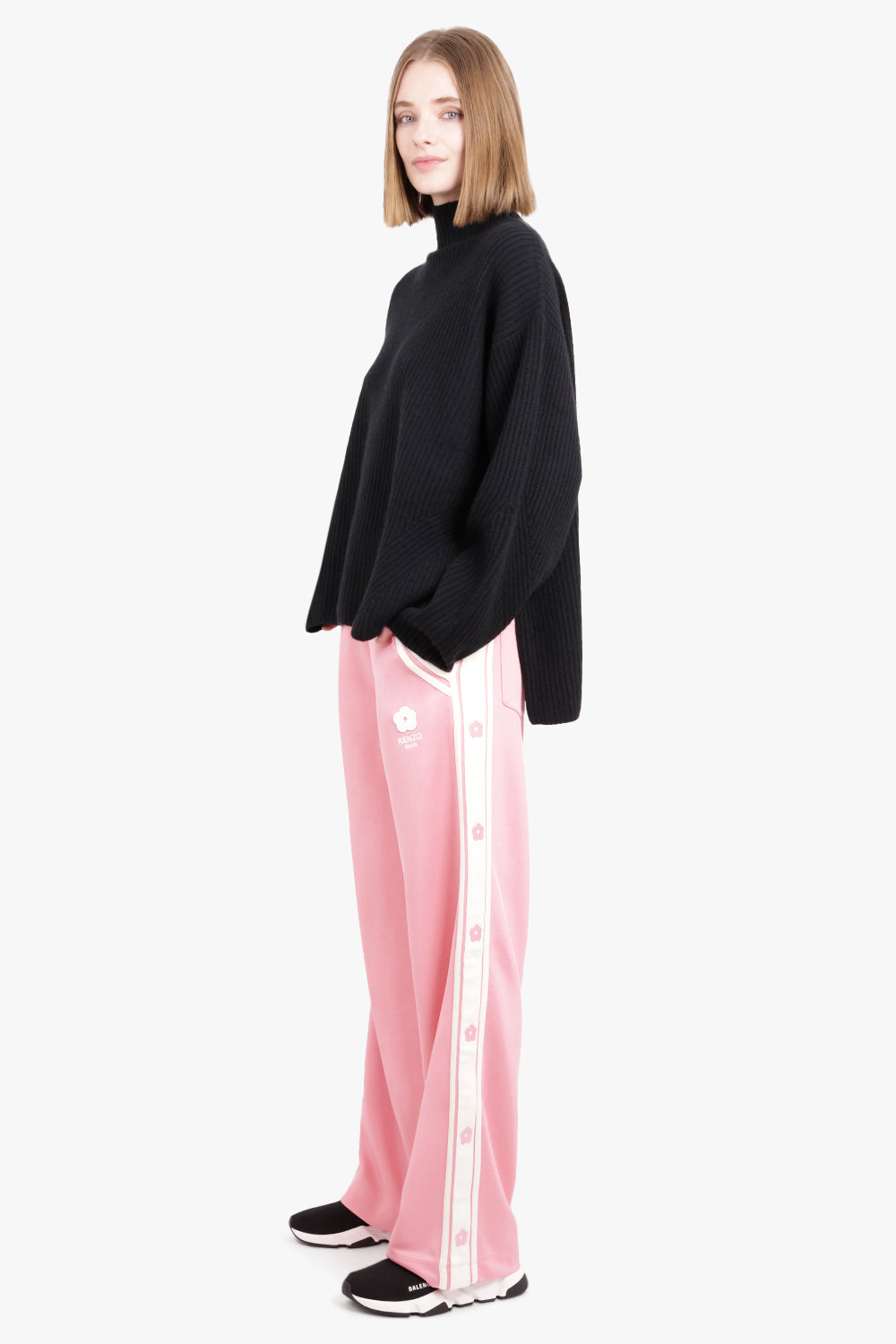 KENZO RTW TRACKPANTS WITH POPPERS | ROSE