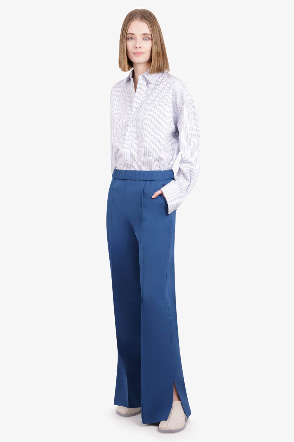 JIL SANDER RTW Straight Leg Tailored Trouser | Night Sky