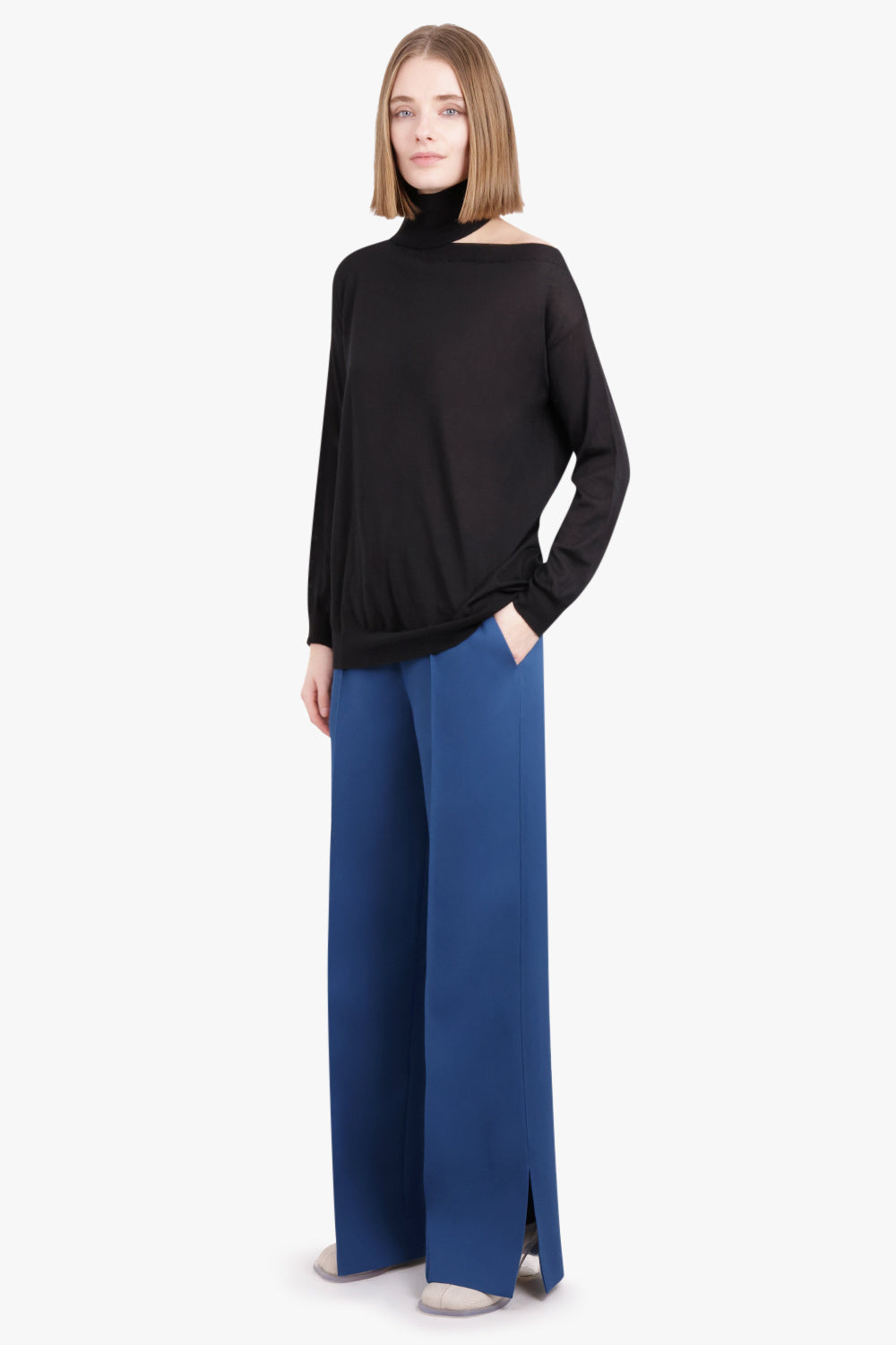 VALENTINO GARAVANI RTW Maglia Cashmere Top | Black