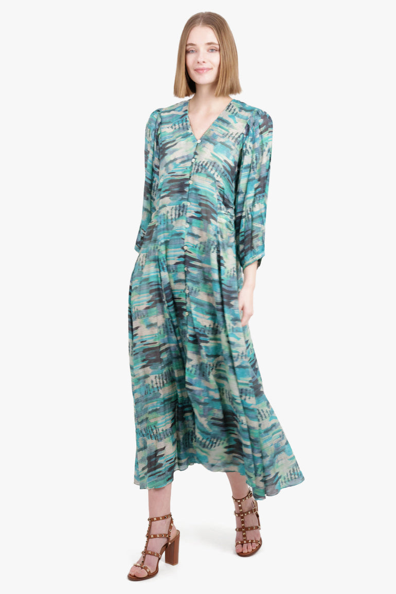 CHUFY RTW ALTON MAXI DRESS | SEAN GREEN