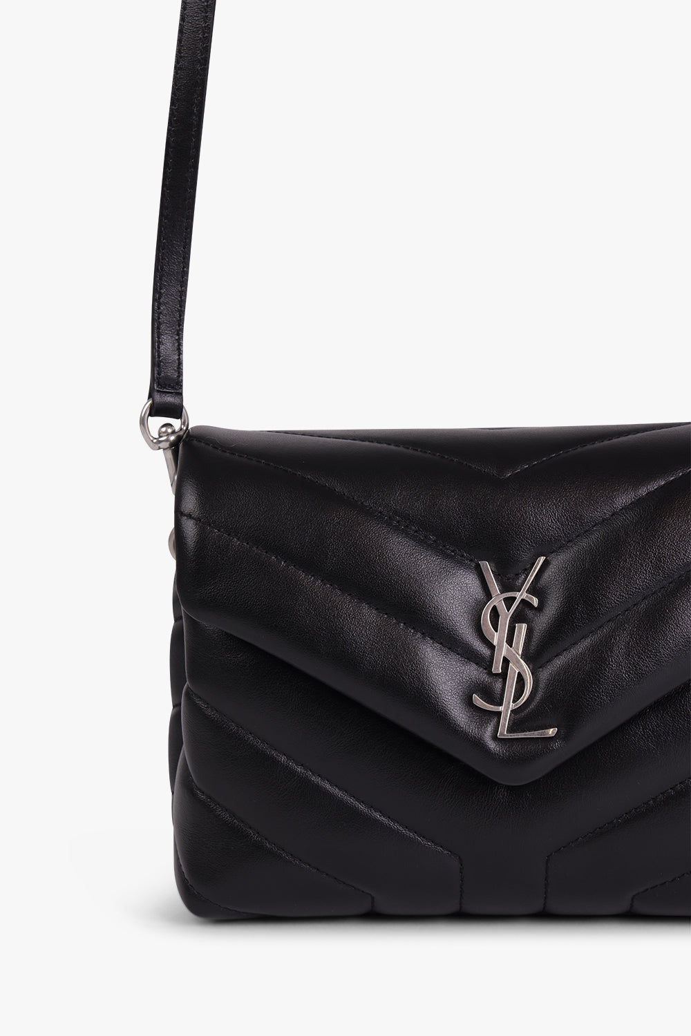 Ysl toy clearance loulou bag black