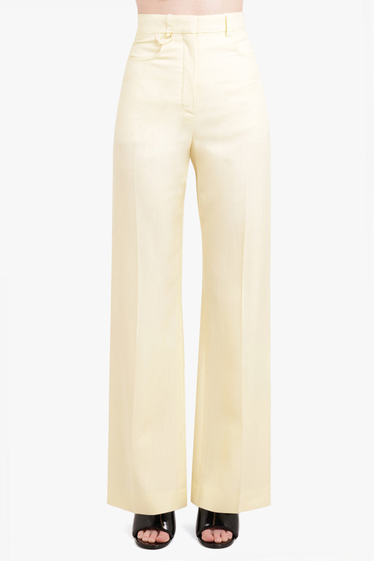 JACQUEMUS RTW Le Pantalon Sauge | Pale Yellow