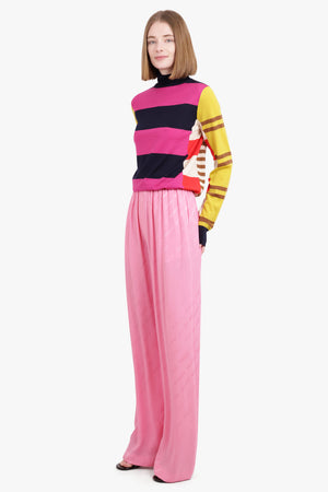 BALENCIAGA RTW PYJAMA LOGOMANIA PANT | PINK