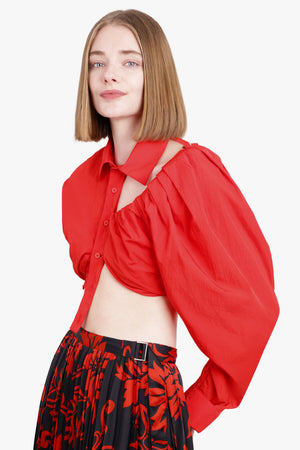 JACQUEMUS RTW La Chemise Galliga | Red