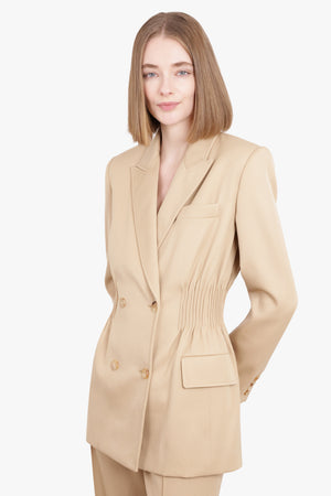 CHLOE RTW Soft Wool Jacket | Pearl Beige