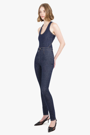 ALAIA RTW CROSSBACK BODY | BLEU DENIM