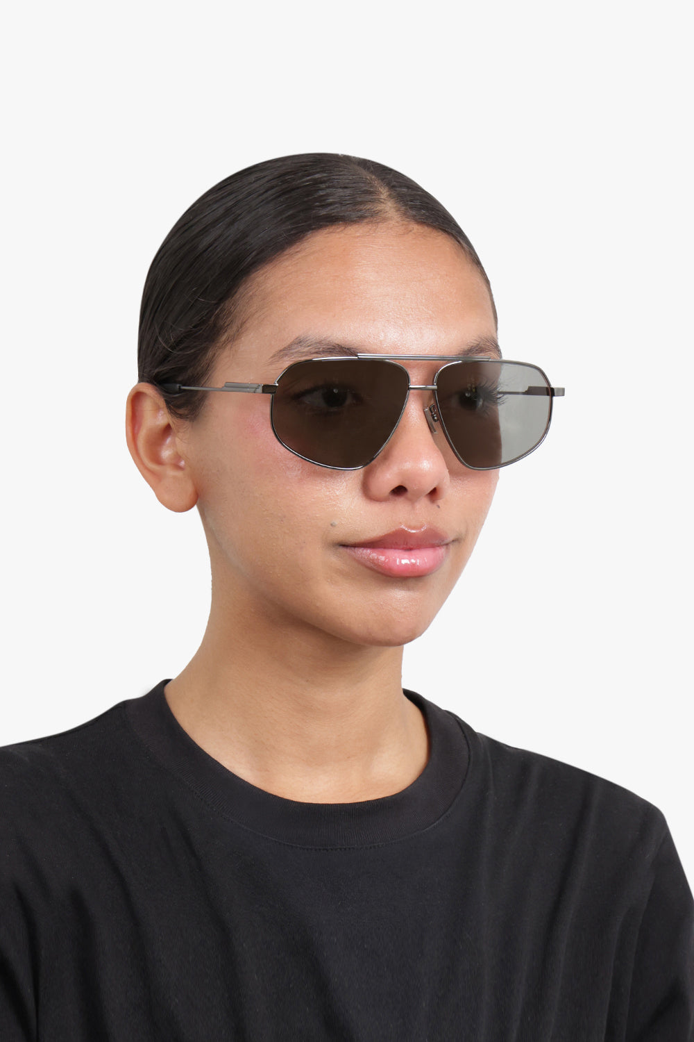 Turn Square Sunglasses | Black/Ruthenium – Parlour X