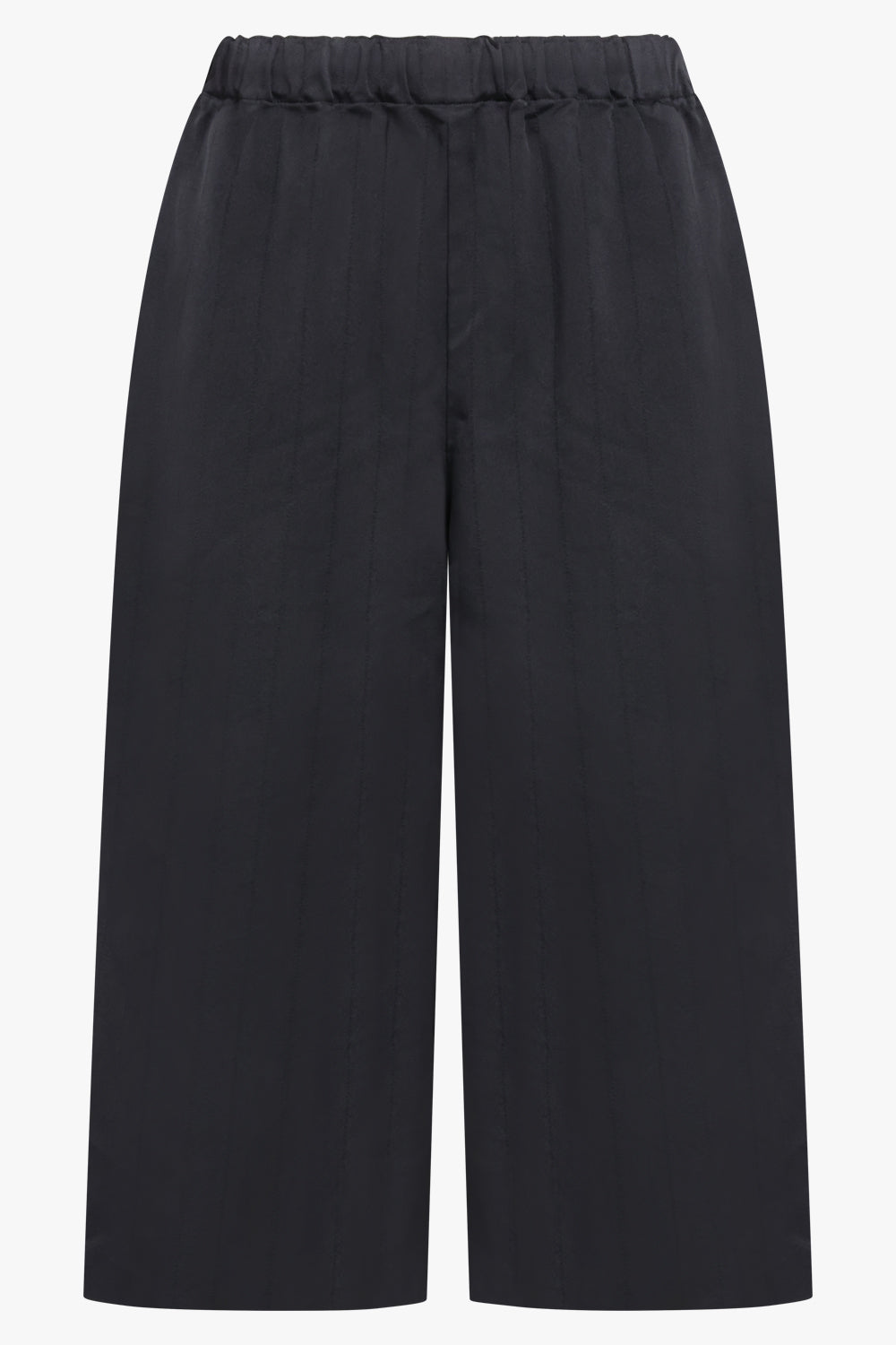 COMME DES GARCONS RTW Straight Leg Drawstring Cropped Pant | Black