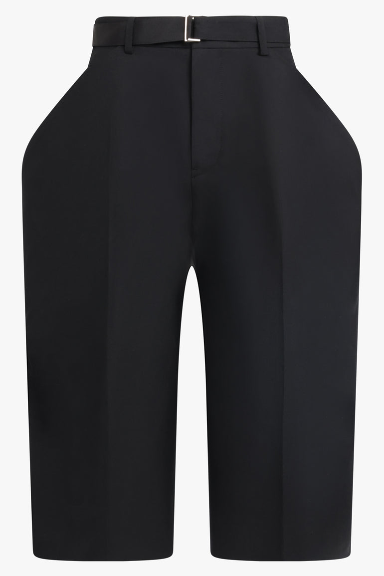 SACAI RTW Exaggerated Pocket Detail Crop Pant | Black