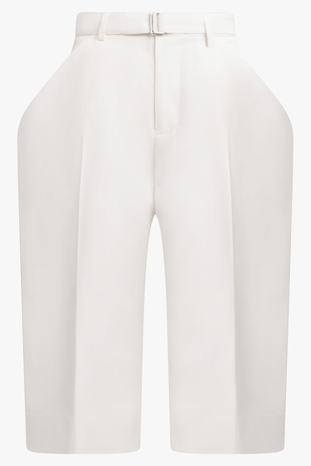 SACAI RTW Exaggerated Pocket Detail Crop Pant | Off White