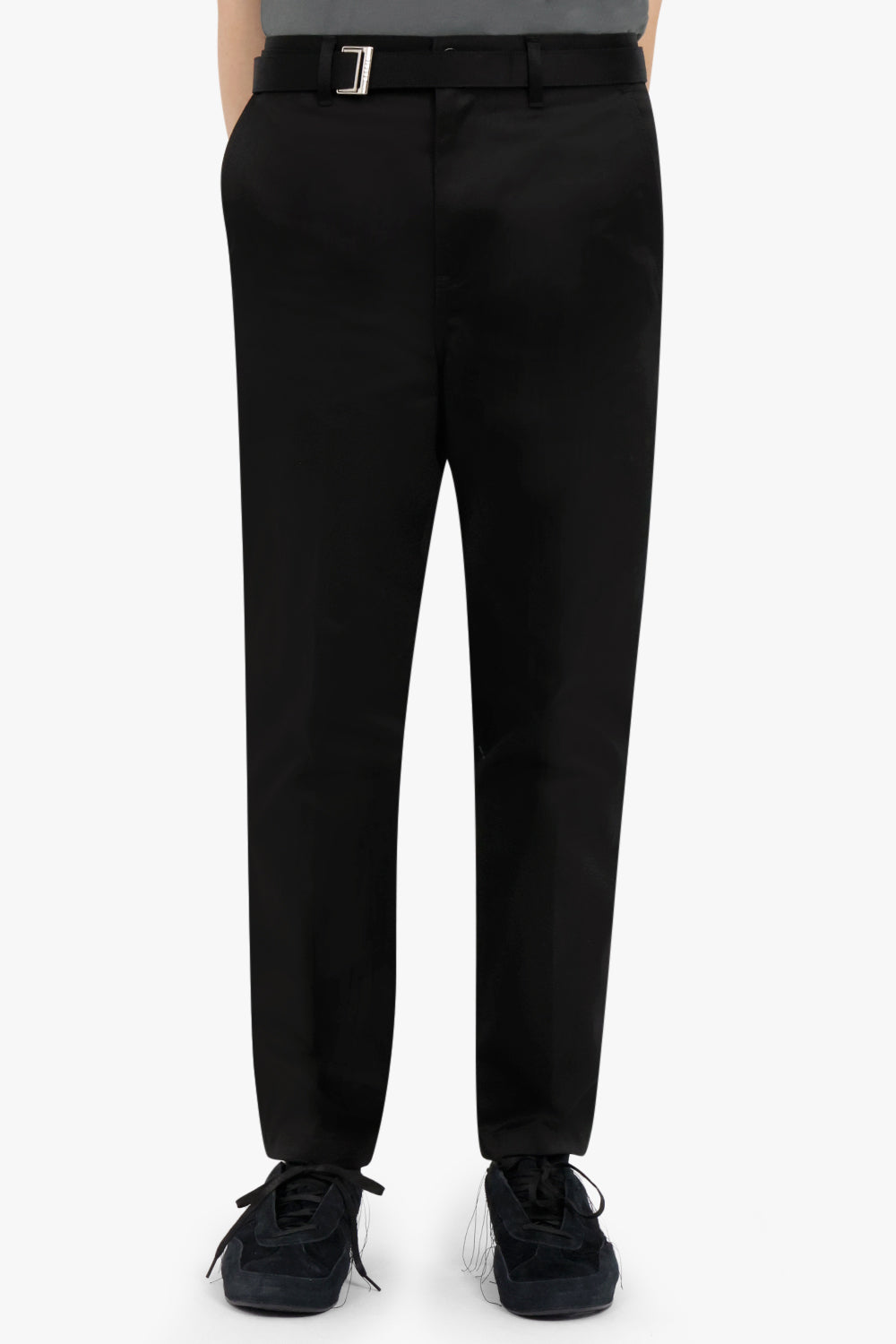 COTTON CHINO PANTS | BLACK – Parlour X