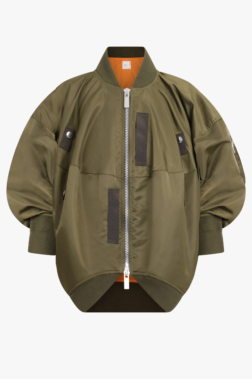 SACAI RTW Nylon Twill Blouson | Olive