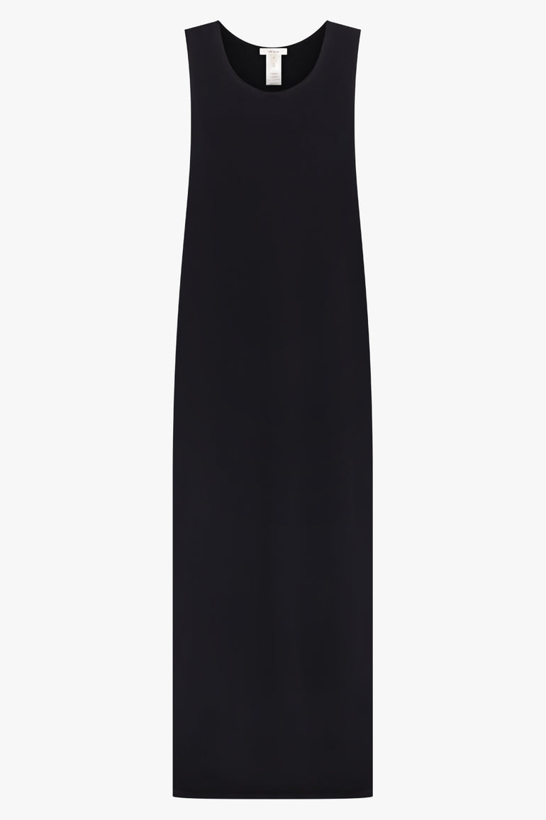 THE ROW RTW Agla Tunic Style Maxi Dress | Black