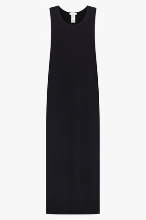 THE ROW RTW Agla Tunic Style Maxi Dress | Black