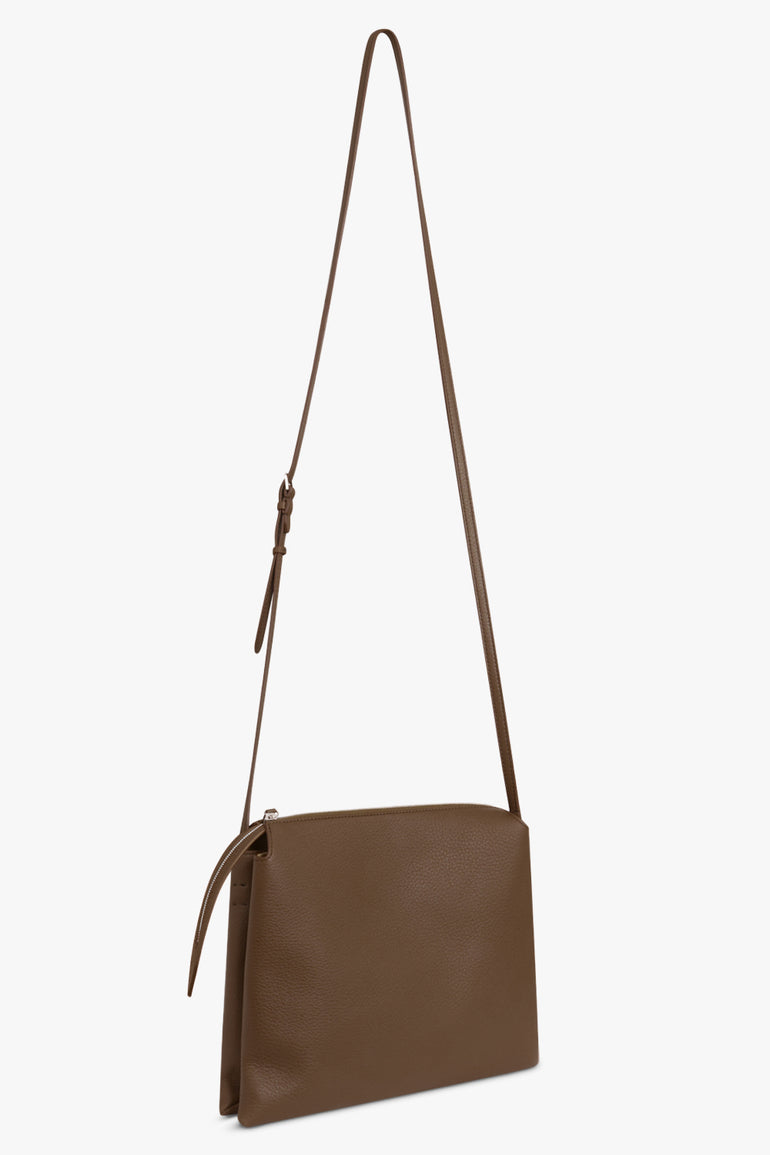 THE ROW BAGS BROWN / DARK OLIVE Nu Twin Crossbody Bag | Dark Olive