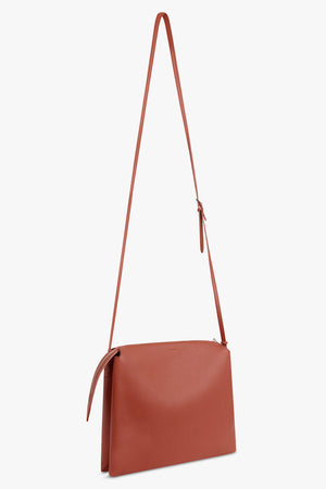 THE ROW BAGS ORANGE / RUST Nu Twin Crossbody Bag | Rust