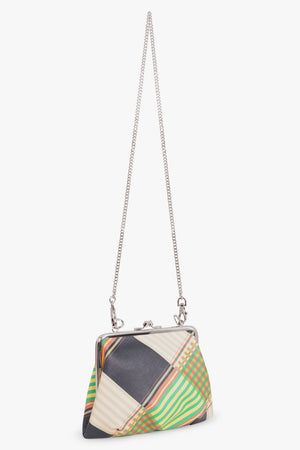 VIVIENNE WESTWOOD BAGS PATTERN Granny Frame Purse Bag | Combat Tartan