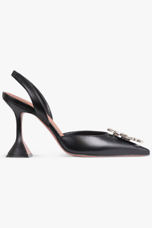 AMINA MUADDI SHOES Begum 95mm Slingback Heel | Black