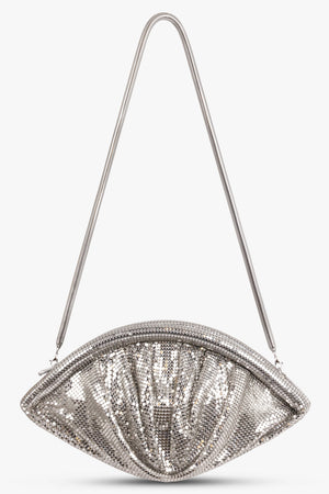 RABANNE BAGS SILVER / SILVER Mesh Pochette With Chain | Silver