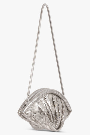 RABANNE BAGS SILVER / SILVER Mesh Pochette With Chain | Silver