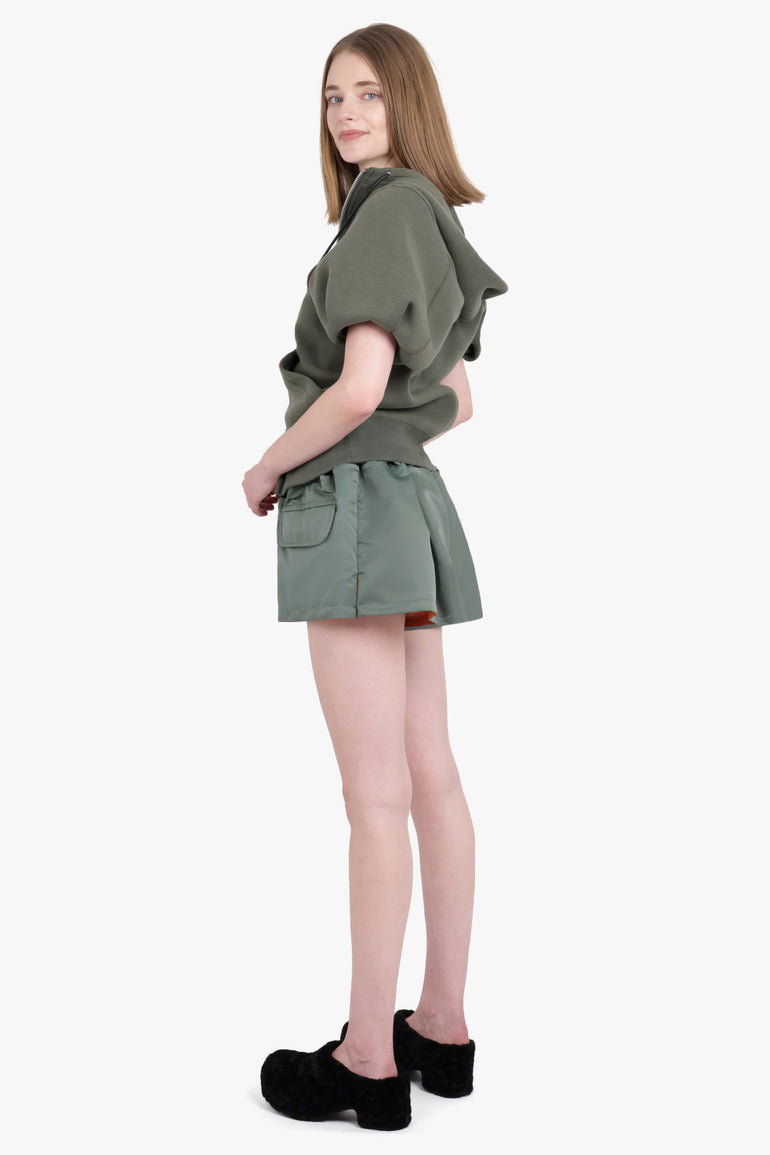 SACAI RTW Drawstring Puffed Short | Khaki/Orange