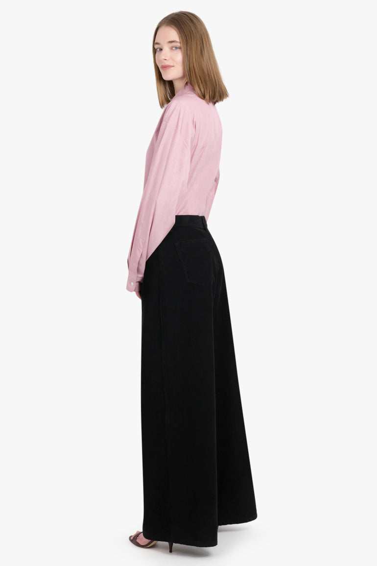 THE ROW RTW Chan Wide Leg Jeans | Black