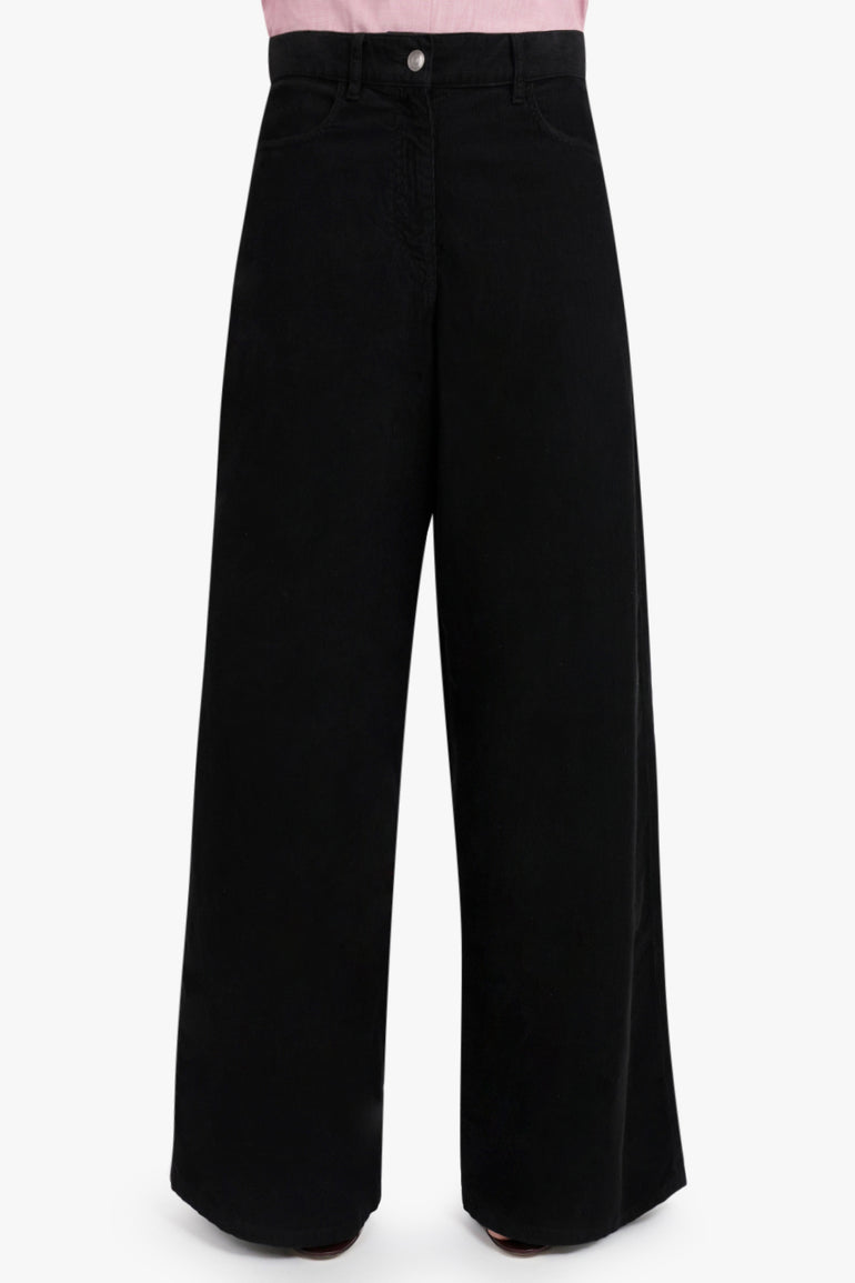 THE ROW RTW Chan Wide Leg Jeans | Black