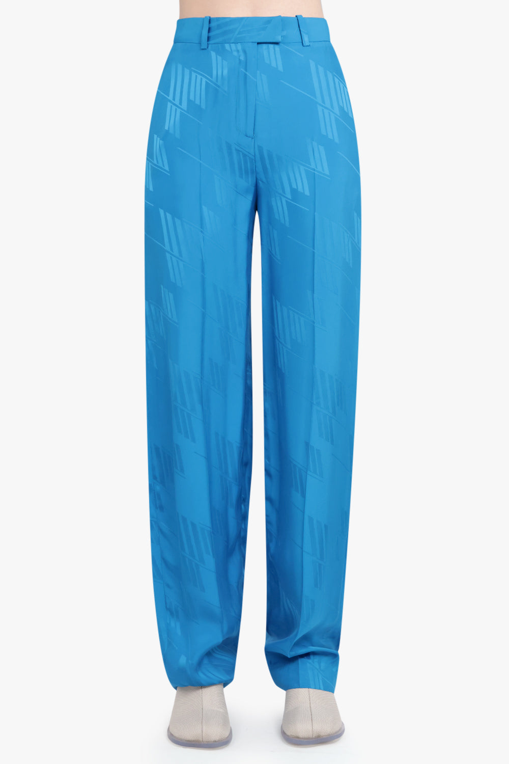 THE ATTICO RTW Jagger Long Pants | Capri Blue