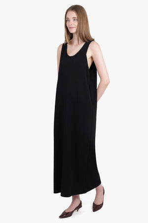 THE ROW RTW Agla Tunic Style Maxi Dress | Black