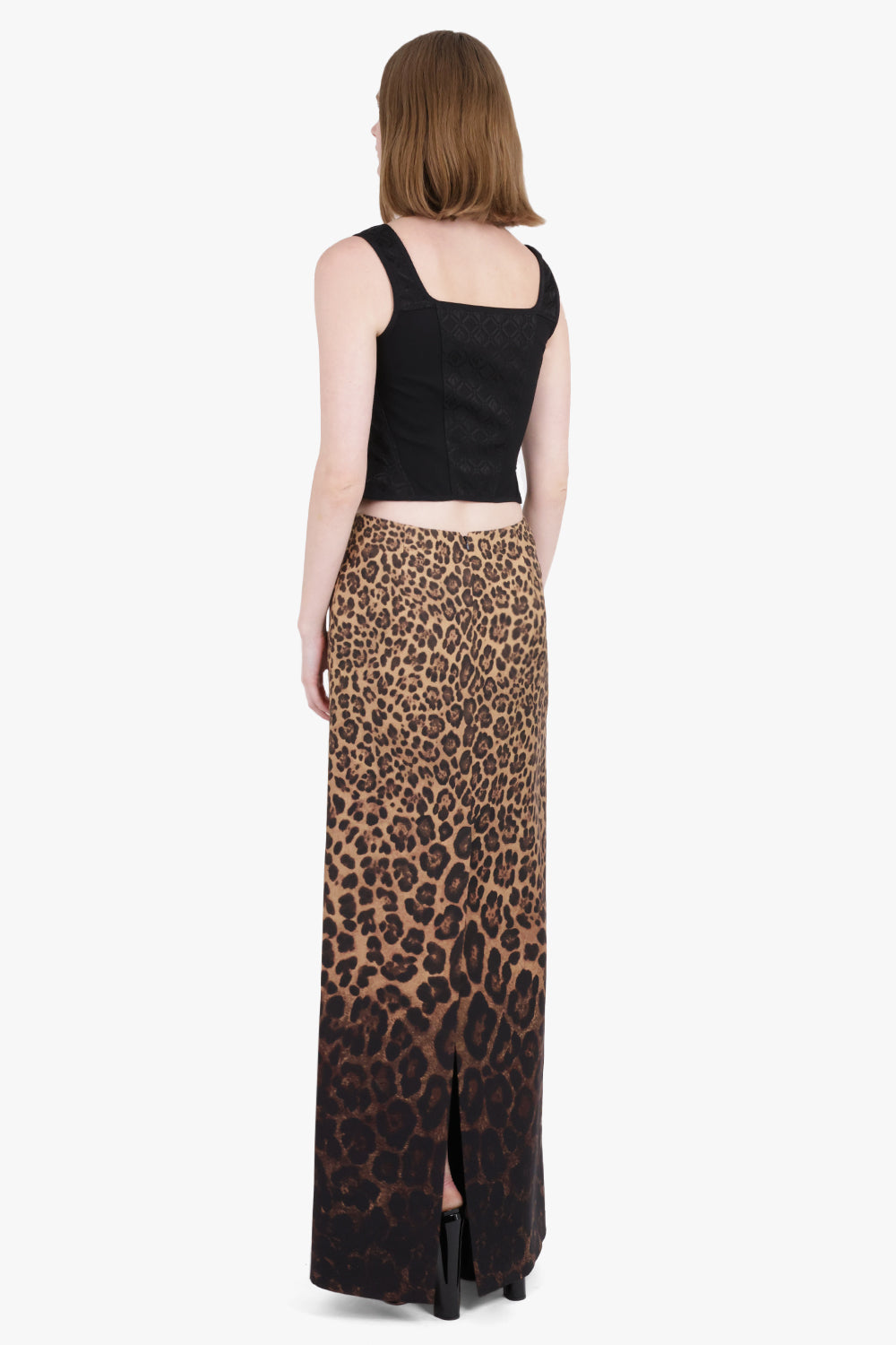 VALENTINO GARAVANI RTW Crepe Skirt | Animalier