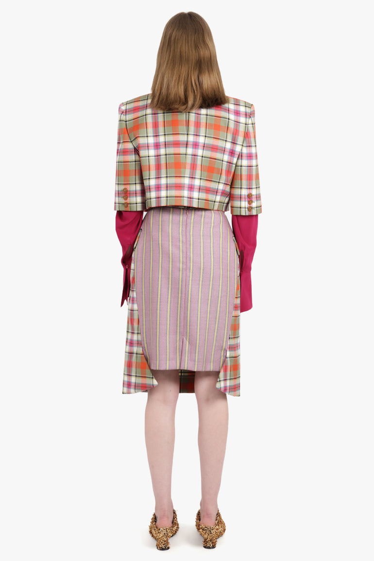 VIVIENNE WESTWOOD RTW Waistcoat Tartan Midi Skirt | Multi